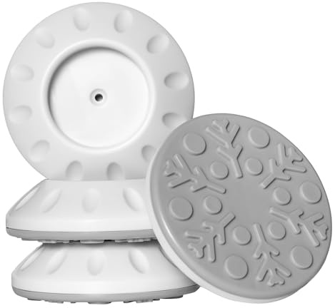 Wandschutzpads für Baby Tütreppenschutzgitter und Treppengitter 4er Set Weiß Elefantenfüße Wand Saver ohne Bohren zum Klemmen für Kinder Schutzgitter Hund