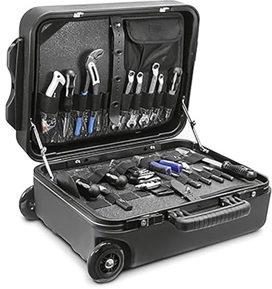 MATADOR Werkzeugkoffer | Werkzeugtrolley gefüllt 185-tlg. | KFZ Werkzeug | Komplettes Werkzeug Set inkl. Bit Set | Werkzeugkoffer gefüllt Profi | MATADOR Werkzeug Nr. 81320185