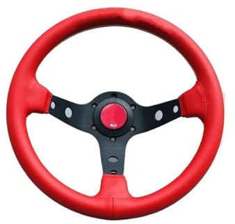 13 Zoll 330 Mm Für Sportlenkrad Autotuning Driftspiel Lenkrad Autoteile(Rot)