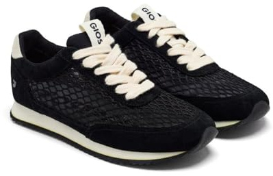 Gioseppo, Modelo 92243, Zapatillas Estilo Casual para Mujer de Piel y Textil Rejilla al Tono, Sistema de Mejora de la pisada GIO Memory Effect, Forro Transpirable Reciclado y Suela de eva Ligera