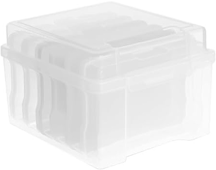 Nicear Boîte de rangement transparente pour photos, 10 x 15 cm, pour album photo, cartes, timbres, graines, etc.