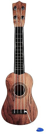 41cm/16,1 Zoll Kinder Spielzeug Ukulele Gitarre 4 Saiten Mini Gitarre Lernspielzeug für Kleinkinder Jungen Mädchen Anfänger (#1)