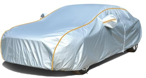 Full Car Cover for Jaguar XK 2 (2007-2014),Vehicle Cover Waterproof Breathable UV Protection All-Weather Outdoor Auto Cover Scratch-Resistant with Right Side Zipper