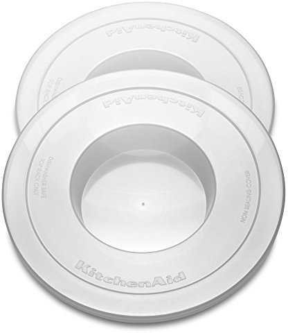 KitchenAid 2er-Pack Schalenabdeckungen – passend für Bowl-Lift-Modelle KV25G und KP26M1X.