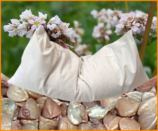 Naturhaus Kaiser Bio Buchweizenkissen 40 x 80 cm - Wrap - Therapeutic Thermal Compress - Modern - Whole Body - Beruhigende Behaglichkeit, Gelenktherapie - Schmerzlinderung, Muskelentspannung