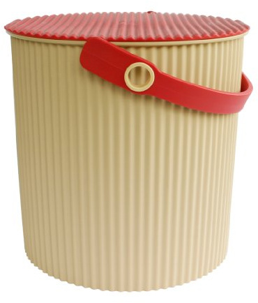 Hachiman Cubo L Omnioutil – Apto para alimentos (probado) ✔ Libre de toxinas y plastificantes ✔ Resistente a heladas hasta -20 °C / Resistente al calor hasta 120 °C ✔ Asiento estable hasta 150 kg de altura 26,5 cm (cafe au lait)