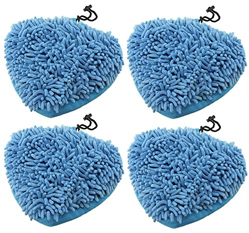 Microfibre Coral Washable Cloth Pads to fit Vax Steam Mops (Pack of 4)