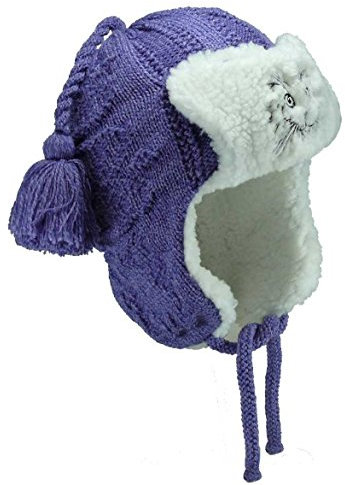 Akaz Norwegermütze Katze, Farbe:lila