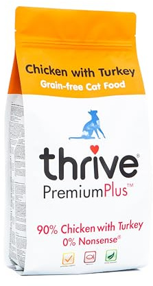 thrive Katze PremiumPlus Dry Food- Huhn mit Truthahn 1.5kg