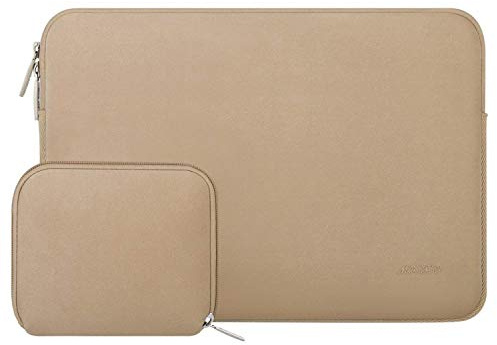 MOSISO 13,3-14 pollici Custodia Laptop Compatibile con MacBook Pro 14 M5-M1 | 13,3-14 pollici Borsa PC per M4 M3 M2 2026-2021/Air A1466, Neoprene Borse Computer con Custodia Piccola, Albicocca