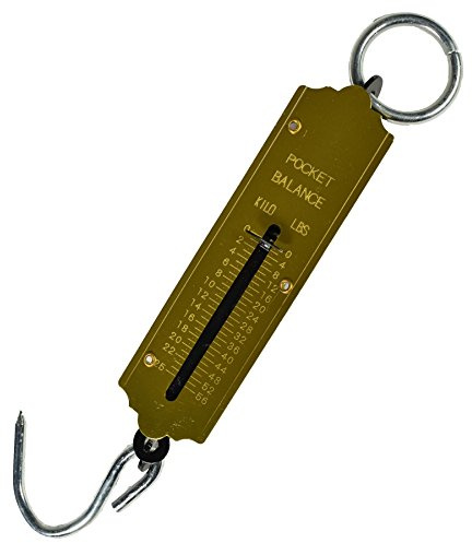 Assurance/Pêche Pocket Balance à ressort pesant 25 kg Max Échelles de mesure
