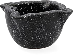 Quid S2702309 Mortero Ebano, Negro Loza, 12 X 8 Cm, Materiales Varios