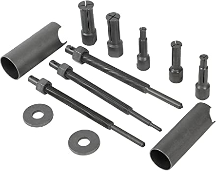 PLAYOCCAR Kit estrattore per cuscinetti interni per moto, set di strumenti per la rimozione di estrattori per cuscinetti interni con clip aperte di 5 dimensioni (9-23 mm).