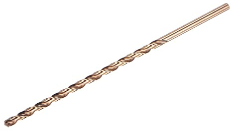 sourcing map M35 High Speed Steel Straight Shank Twist Drill Bit,Gold Oxide 6mm Drill Diameter 200mm Length