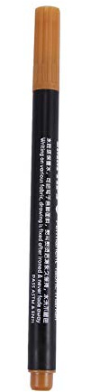 1 x Permanent Colour Fabric Marker Pen for Clothing, Textiles, DIY T-Shirt Shoes, Brown