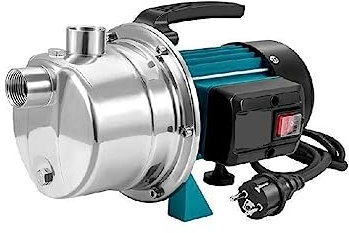 800W Shallow Well Pump Portable Garden Water Jet Pump 3700L/h Flow 40m Head Lift for Irrigation, Water Transfer, Domestic