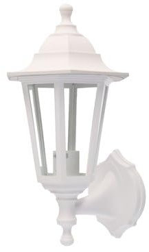Farol de jardín brazo reversible Serie Bagan E27 IP44 Blanco
