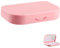 Rumyve Portable Eyelash Case,3 Layers False Eyelash Storage Box,Eyelash Storage Organizer, Eyelash Container Case with Mirror Empty Eyelashes Storage Box for Women