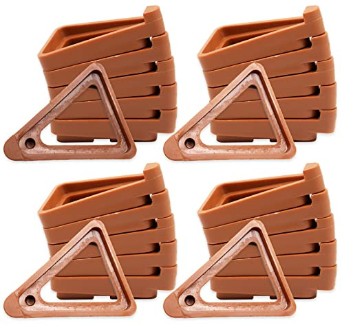 24 Stück Terracotta-Topffüße, unsichtbare Blumenerhöhungen für Innen- und Außenbereich, Pflanzenständer, Heberstützen für kleine und große Topfpflanzen