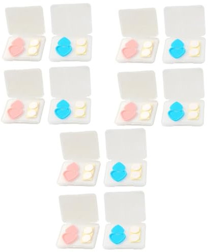 HOODANCOS 3sets Abdeckung Herzförmige Diamant Kunst Abdeckung Solide Kunststoff Schutz Für Zeichnung 4 Stücke * 3