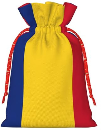 Flag Of Romania Print Assortment Ltems Bags For Birthdays,Anniversaries Parties Reusable Ltems Bags