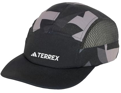 adidas Unisex Adulto Terrex Climacool 5PANEL Graphic Cap, Black/Carbon/White, M