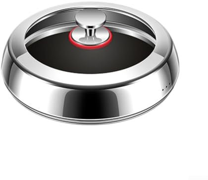 Hochtemperaturbeständiger Topfdeckel aus stabilem Edelstahl für den täglichen Kochbedarf auf verschiedenen Kochgeschirr (30 cm)