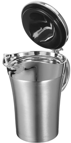 CONGARTENO Insulated Stainless Steel Gravy Boat and Sauce Pitcher 750ml Double Wall Thermal Sauce Jug and Condiments Family Dining and Parties