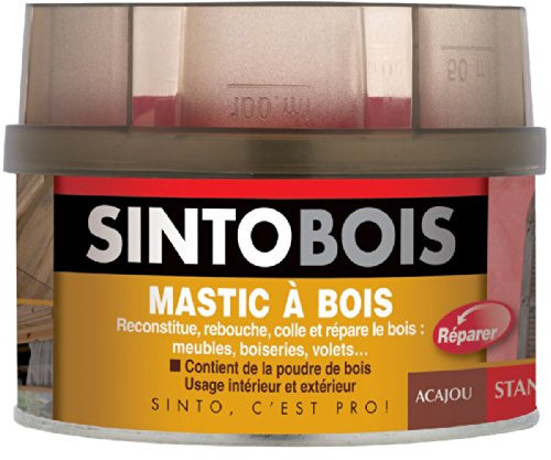 Mastic à bois - Acajou - Boîte 170 ml