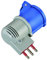 Electraline 80958 Adattatore Spina Italiana Grande 16A Presa Industriale IEC con Coperchio Adatto per Camper, Campeggio, Caravan, Barca, Cantiere, Grigio