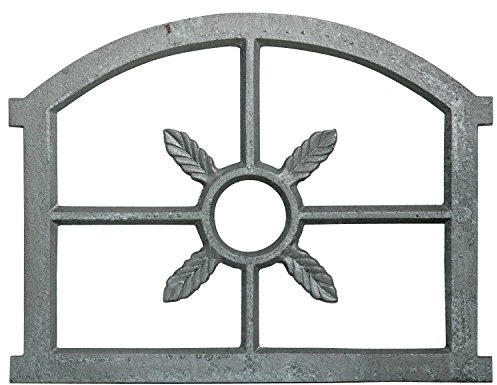 Fenster grau Stallfenster Eisenfenster Scheunenfenster Eisen 53cm Antik-Stil (p)