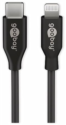 goobay 39428 - Cavo di ricarica e sincronizzazione USB C™, 0,5 m, colore: Nero