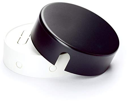 ORION LIGHTSTYLE Verteilerdose Baldachin Deckendose Rosette Abzweigdose Abdeckung Metall (Schwarz)
