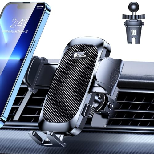 AREDAN Phone Mount for Car [Military-Grade Super Suction] Universal Hands-Free Phone Holder for Dashboard Windshield Air Vent for iPhone 16 Pro Max Plus Samsung All Phones & Cars