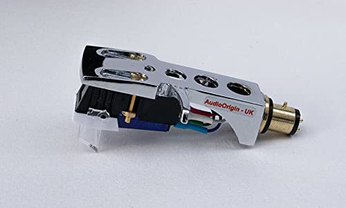 Headshell, Cartucho para Technics SL1650, SL1900, SL1950, SL2000, SL3310, cromado