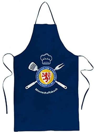 Eintracht Braunschweig Grillschürze - Mannschaftskoch - Kochschürze blau Schürze