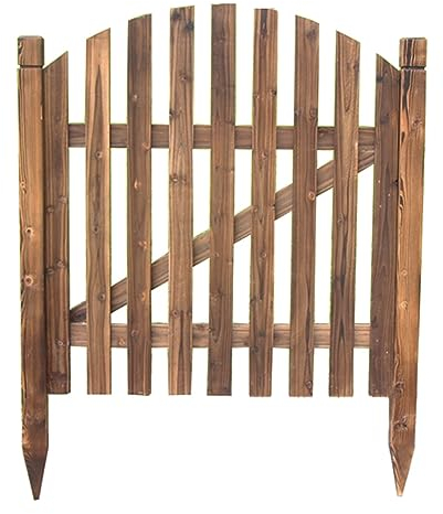 XLIHAWY Portail De Clôture pour L'extérieur, Autoportant Cloison en Bois, Cour Petit Jardin Porte en Bois pour Patio Terrasse, Taille Personnalisable(28.35in x 39.37in)