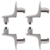 ToniTec® Bodenträger FIX zum Einstecken mit Rausfallsicherung, Set mit 4 Stück, geeignet für Böden von Regalen und Fächern