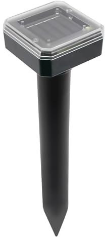 TaNeHaKi Solar Ultrasonic Garden Rat Repeller 4 Pcs Rat and Mouse Repellent Ultrasonic Solar Powered Outdoor Mole Repeller Solar Powered Repellent with Waterproof Switch