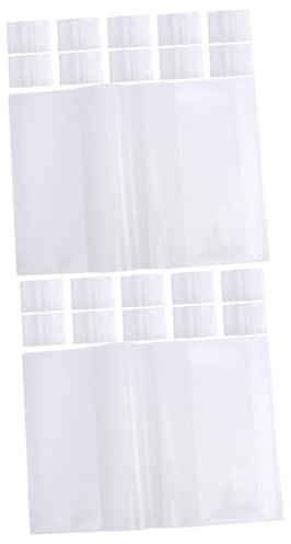 SEWACC 40 Stk Wasserfeste Buchfolie Buchumschläge Für Studenten Wiederverwendbarer Buchumschlag Zeitschriftencover Taschenbücher Dicker Buchschutz Lehrbuch Beschützer Transparent Pp