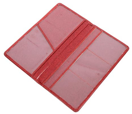 Holibanna Leather Car Document Wallet RFID Holder for Driving Licence Car Insurance Registration Luxury Pu Case Spacious Compartments for Women