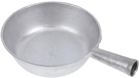 Gatuida Mestolo Acqua in Alluminio Spesso per Uso Domestico Cucchiaio Corto Resistente e Multifunzione per Cucina Giardinaggio e Ristorazione senza Sostanze Nocive Design Tradizionale