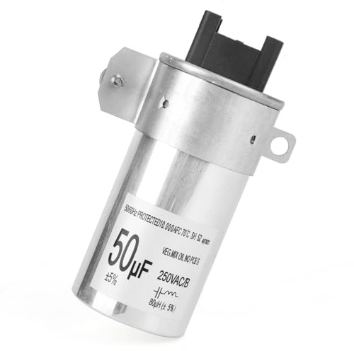 Upgrade W11395618 W11162560 W10866250 Washing Machine Motor Run Capacitor, Replaces W10625046 WPW10625046 W10843769 W11158831 Starting Runing Capacitors Washing Machine Accessories Parts Rplacement