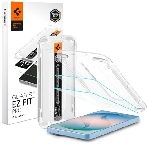 Spigen Glas.tR EZ Fit Pro Skärmskydd kompatibel med Samsung Galaxy S26 Plus, 2 Stycken, med Sjabloon voor Installatiem, Case friendly, 10H+ härdat glas