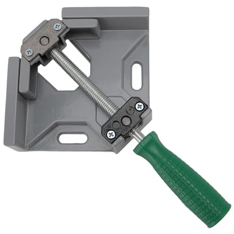 Sargento de Ángulo Recto, Aleación de Aluminio, Ligero y Portátil - Alineación Precisa, Uso Versátil, Ideal para Carpintería y Soldadura