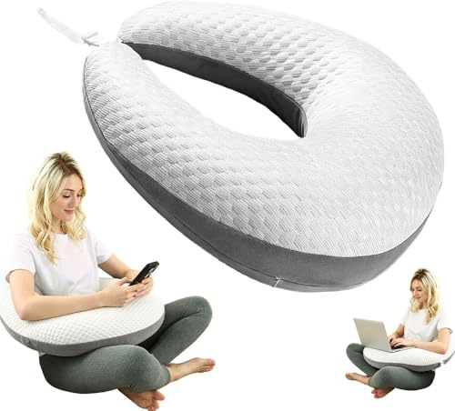 SKJJM Cuscino Ergonomico Crealis, Cuscino di Supporto all'uncinetto, Cuscino a Maglia per Sostegno, Cuscino da Gioco, Ergonomico, per Lavori Artigianali, Lettura dei Momenti Creativi e da Gioco