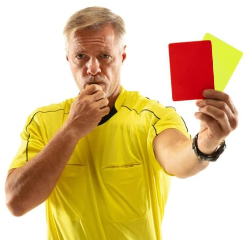 Domarkort - Erbjudande synlighet fotbollskort | Organisation upprätthålla | discciplinära kort | Sport ref kit poäng matcher, träningssessioner