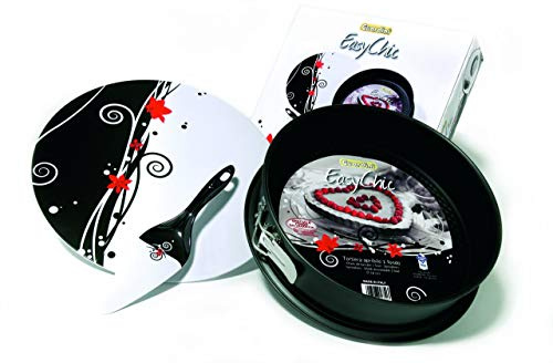 Guardini 4223055004 Easy Chic Coffret avec Assiette/Pelle à Tarte/Moule à manqué à charnière 26 cm