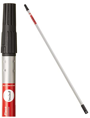 ProDec 1,2 m (4 piedi) Asta di prolunga in acciaio a lunghezza fissa per telai a rullo, per una maggiore portata durante la verniciatura, compatibile con telai a vite e a spinta.