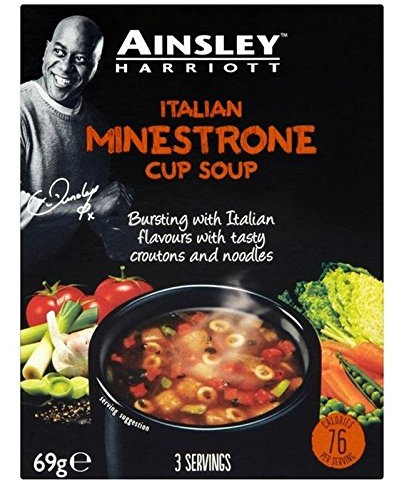 Ainsley Harriot Minestrone Tasse Suppe 69G - Packung mit 2